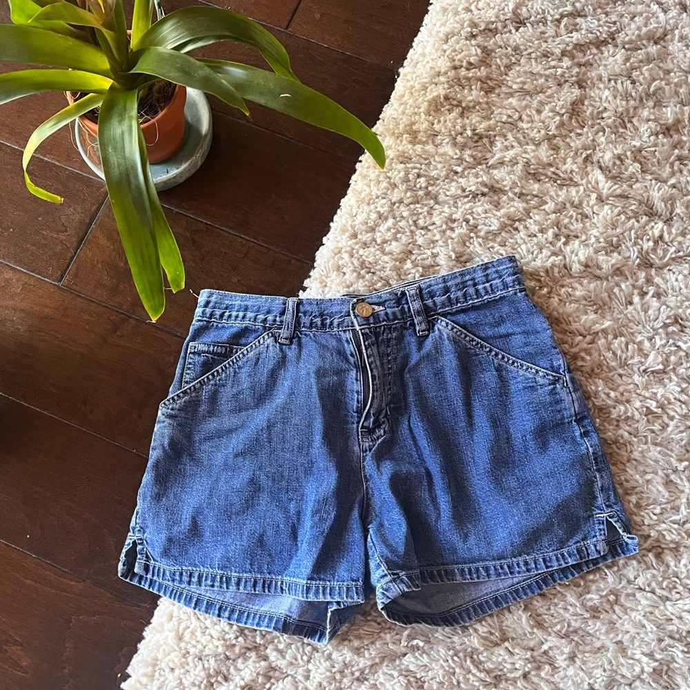 Size 3 Calvin Klein Blue Denim Shorts